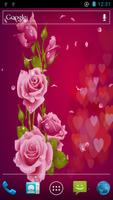 roses d'amour Affiche