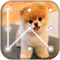 Puppy Dog Pattern Lock Screen