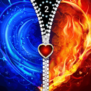 Heart Zipper Lock Screen APK