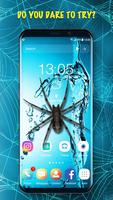 pantalla de bloqueo de araña Poster
