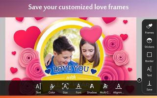 Love Photo Frames captura de pantalla 2