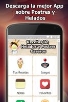 پوستر Recetas De Helados Y Postres Caseros Gratis