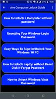 Any Computer Unlock Guide capture d'écran 2