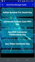 Serial Key Manager Guide capture d'écran 2