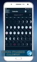 Phases of the Moon, Lunar Calendar Eclipse Free poster