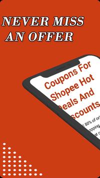 Coupons For Shopee _Hot Deals & Discounts_ 截图 1