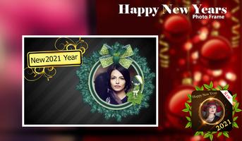 Happy New Year Photo Frames 2021 Plakat