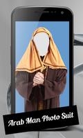 Arab Man Photo Suit Affiche