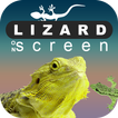 Funny Lizard On Phone Screen: Cute Joke