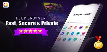 KeepBrowser: Fast & private