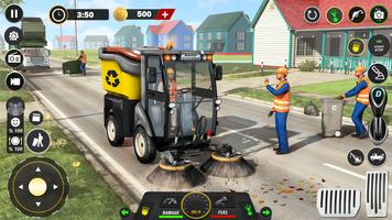 Trash Truck Game Offline Games скриншот 1