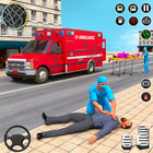 City Ambulance Simulator Game آئیکن