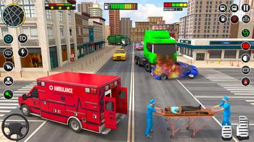 City Ambulance Simulator Game اسکرین شاٹ 1