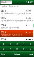 E-Codes Demo: Food Additives imagem de tela 1