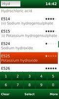 E-Codes Demo: Food Additives captura de pantalla 1