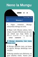 Bible Takatifu / in Swahili syot layar 2