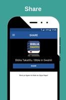 Bible Takatifu / in Swahili 截圖 3