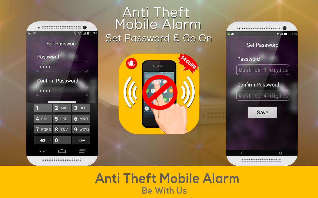 Не Трогайте Моего Телефона App - Анти Вор Будильни Для Андроид.
