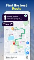 GPS Navigation Earth Map View poster