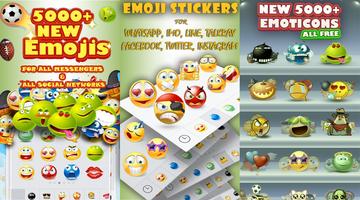 Emoji HD Talking Stickers for  poster