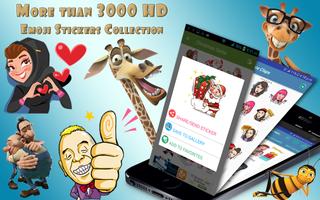 Emoji-Aufkleber für alle Boten Plakat