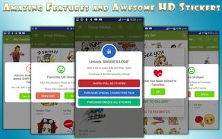 すべてのメッセンジャーのための絵文字ステッカー スクリーンショット 1