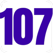 107.3 radio station icon