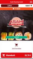 Asahi Running Sushi Affiche