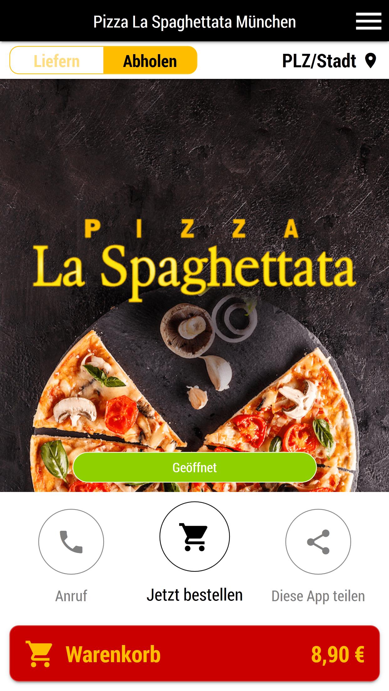 Pizza La Spaghettata Munchen For Android Apk Download