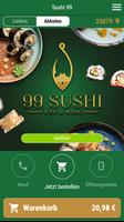 99 Sushi الملصق
