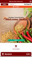 Poster Welcome India Lieferservice