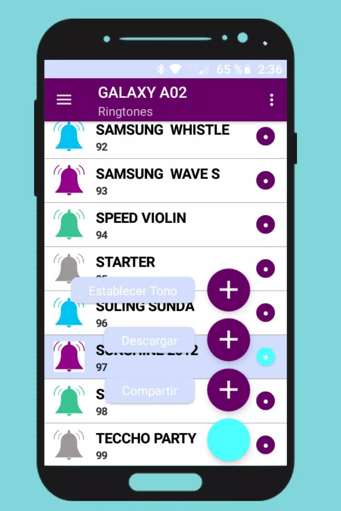Descarga de APK de Tonos Galaxy A02 Para Celular De Llamadas Gratis para  Android