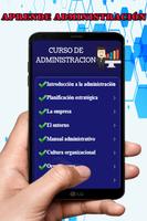 Poster Curso de administración Gratis