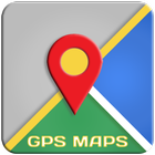 GPS マップとナビゲーション アイコン