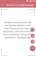 Romantic Good Night Messages Affiche