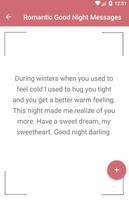Romantic Good Night Messages تصوير الشاشة 2