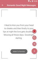 Romantic Good Night Messages تصوير الشاشة 3