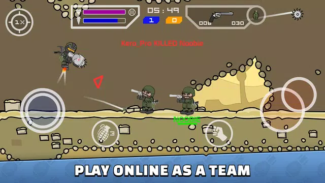 Screenshot 1 for Mini Militia - War.io