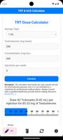TRT & hCG Calculator পোস্টার