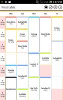 Horaires (Simple) capture d'écran 1