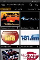 Country Music Radio Affiche