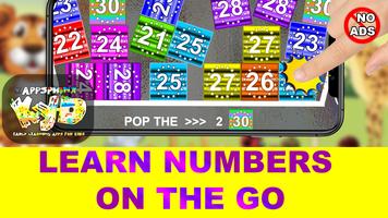POP THE NUMBERS- NUMBERS LEARN captura de pantalla 1