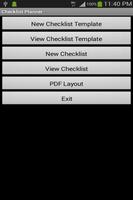 Checklist Planner poster