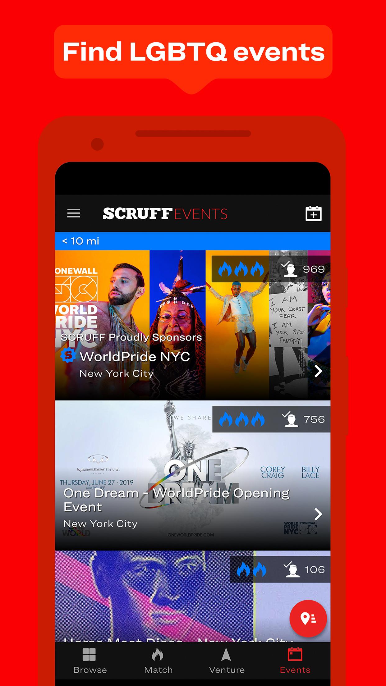 SCRUFF: Gay app for chat dating and social networking with guys worldwide