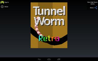 Tunnel Worm Retro capture d'écran 2