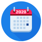 Calendario Gratis 2020 आइकन