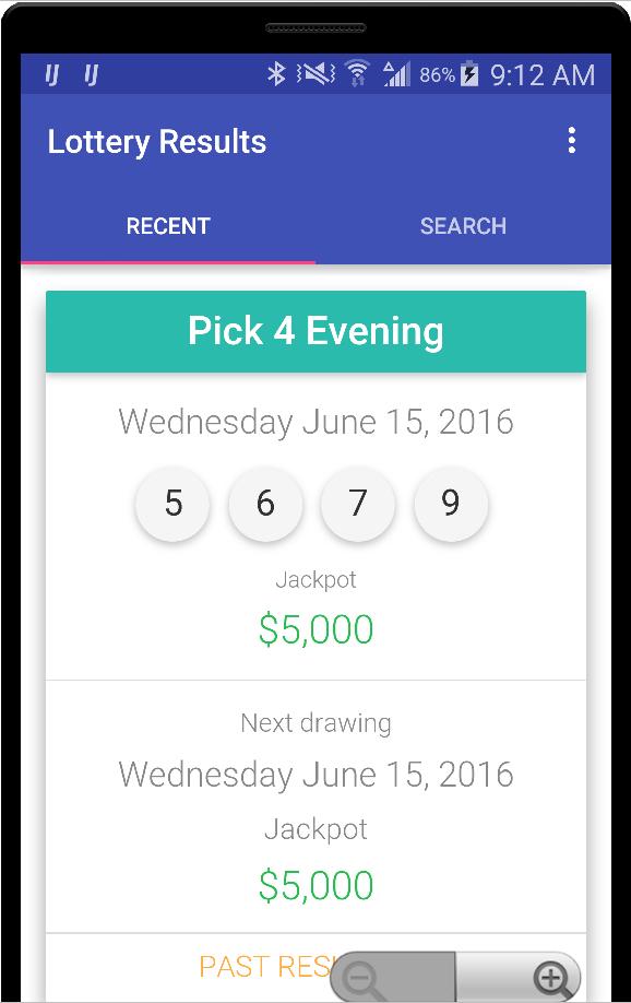 Lottery app bihance.