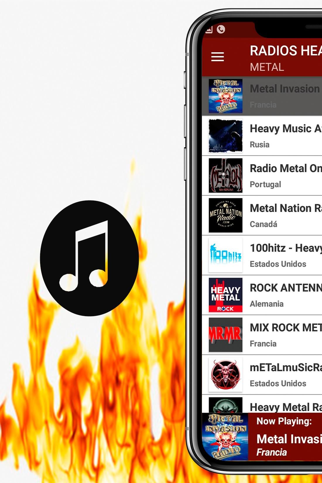 Free Heavy Metal Radio Offline Stations App APK for Android Download