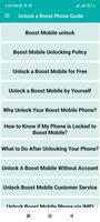 Unlock a Boost Phone Guide Cartaz