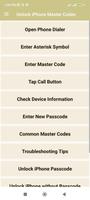 Unlock iPhone Master Codes โปสเตอร์